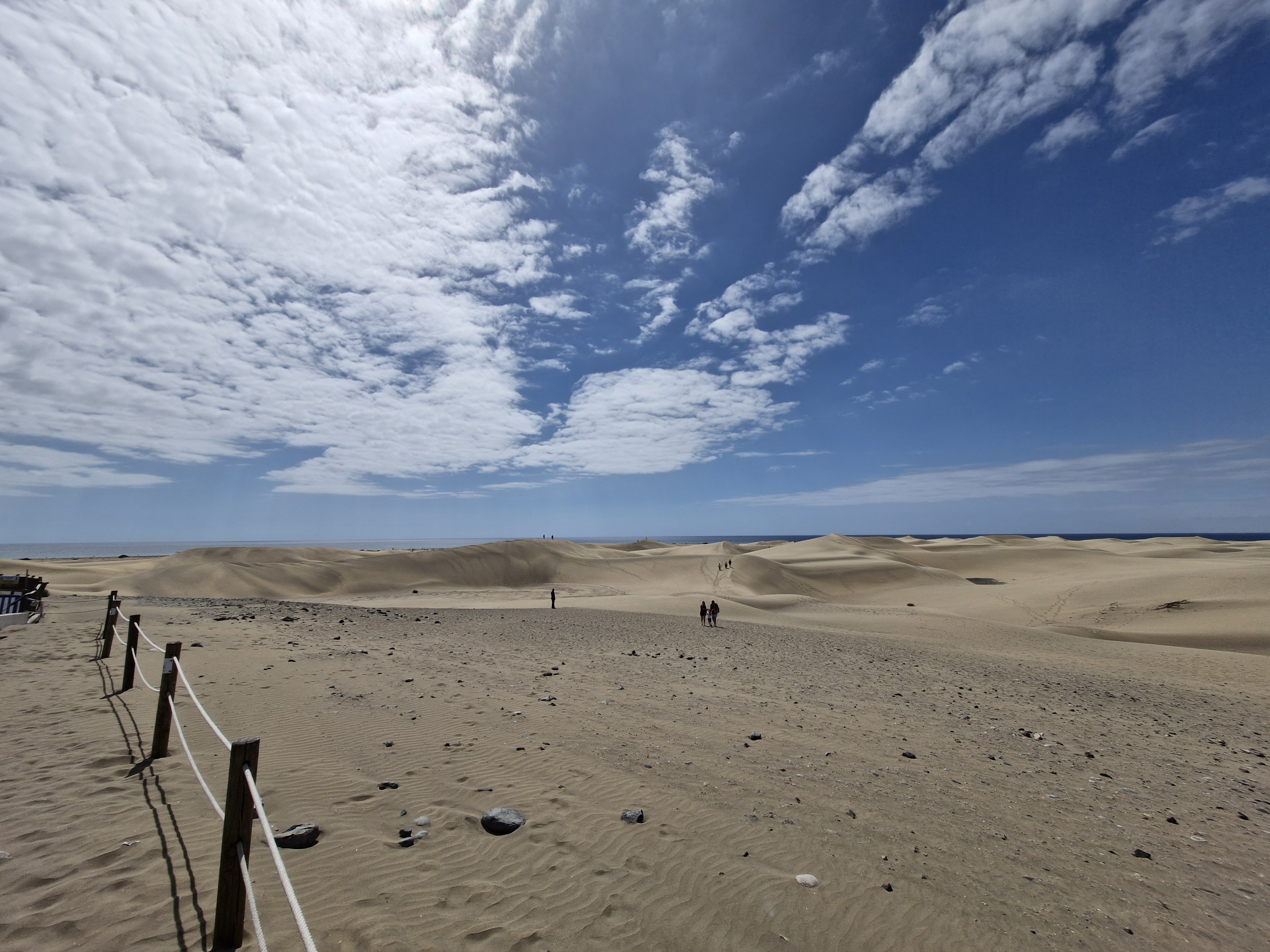 Maspalomas dunes — entrance from the road