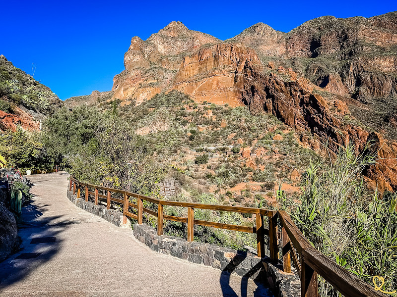 Barranco de Guayadeque — walking path